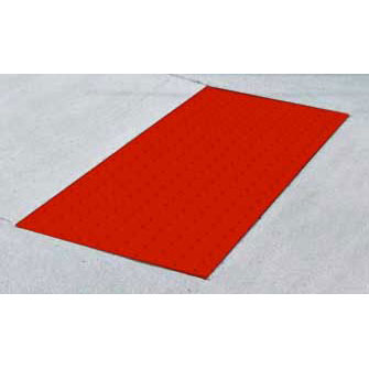 ADA Solutions 2ft. x 4ft. Replaceable Tactile Surface -Safety-Red 2448NV8REP-SAFETY-RED