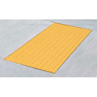 ADA Solutions 2ft. X 3ft. Surface Applied Tactile Surface Seattle-Yellow 2436IDRET2-SEATTLE-YELLOW