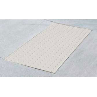 ADA Solutions 2ft. X 4ft. Surface Applied Tactile Surface White 2448IDRET2-WHITE
