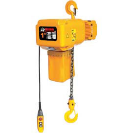 Bison Lifting HHBDSK01-01D 1 Ton 20 ft Lift 3 Phase Dual Speed Electric Chain Hoist HHBDSK01-01D
