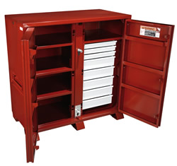 Jobox - Steel 2 Door Drawer Cabinet 60.13 x 30.25 x 60.75 1-679990