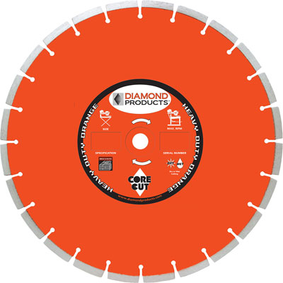 Diamond Products MH20125-DM87H 20in. x .125in. Heavy Duty Diamond Blade for Masonry Blade 11898