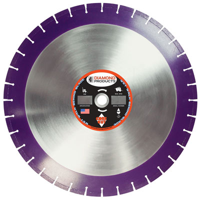 Diamond Products CI20140M-C2650IM 20in. x .140in. Imperial Purple Diamond Blade for Cured Concrete 36811