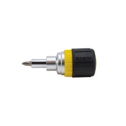 Klein 32593 6-in-1 Ratcheting Stubby Screwdriver 32593
