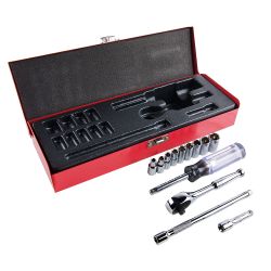 Klein 65500 1/4in. Drive Socket Wrench Set, 13 Pc 65500