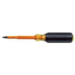 Klein 662-4-INS No. 2 Insulated Screwdriver 4in. Shank 662-4-INS