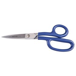 Klein G718LRC Carpet Shear w/Ring, Curved, Coated Handle, 9in. G718LRC