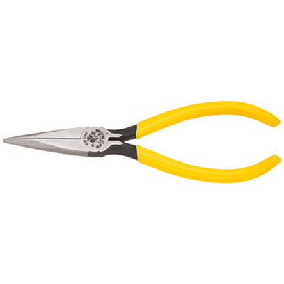 Klein D301-6C 6 in. Standard Long-Nose Pliers with Spring D301-6C