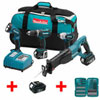 Makita - LXT407 18V LXT Lithium-Ion Cordless 4-Pc. Combo Kit with FREE - Extra Battery &amp; Bit Set  LXT407PLUS