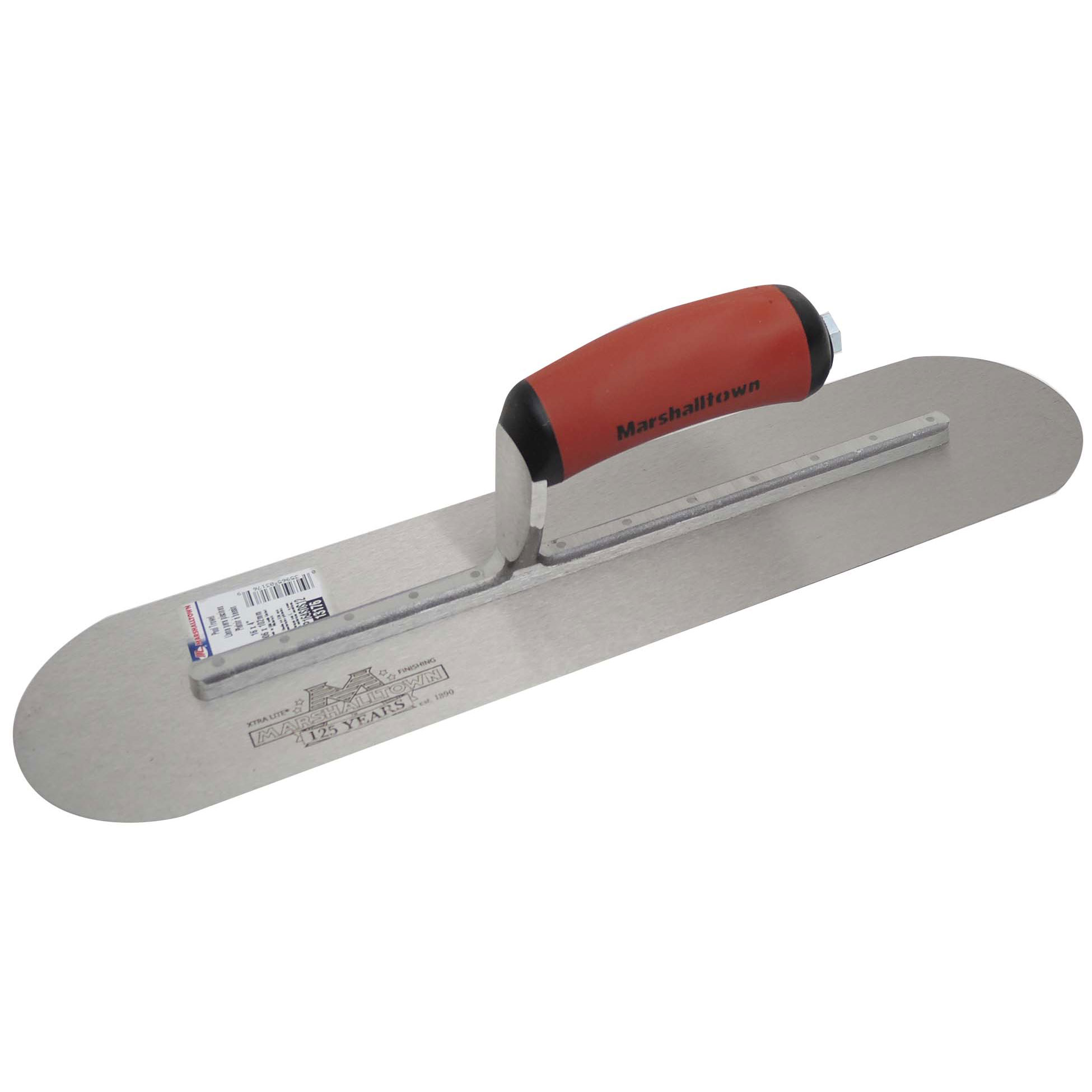 Marshalltown SP164SDS12 16in x 4in Pool Trowel with 12 Rivets and DuraSoft Handle SP164SDS12