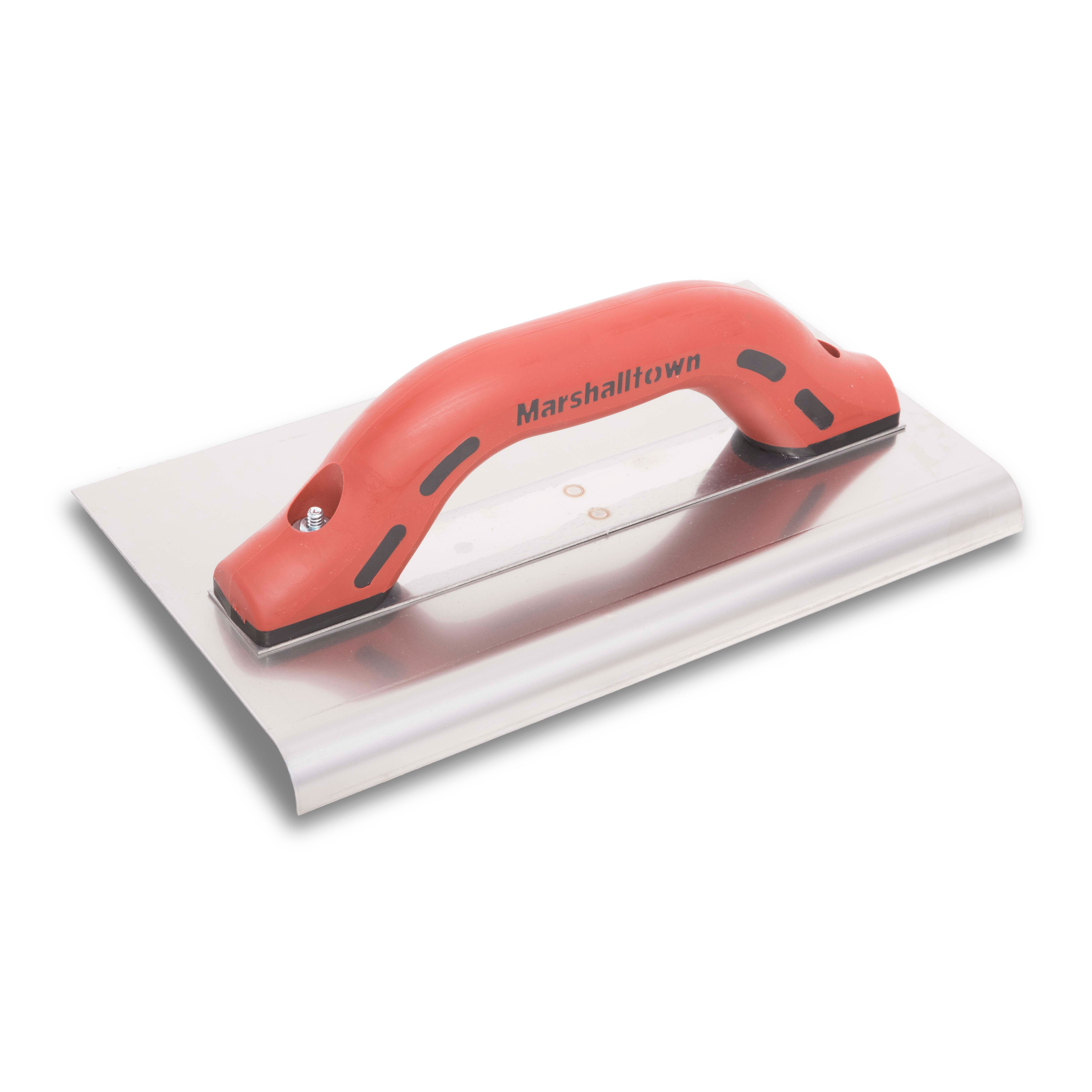 Marshalltown 135SSD 10in x 6in Big I Edgers Stainless Steel Edger-3/4R, 1L DuraSoft Handle 135SSD