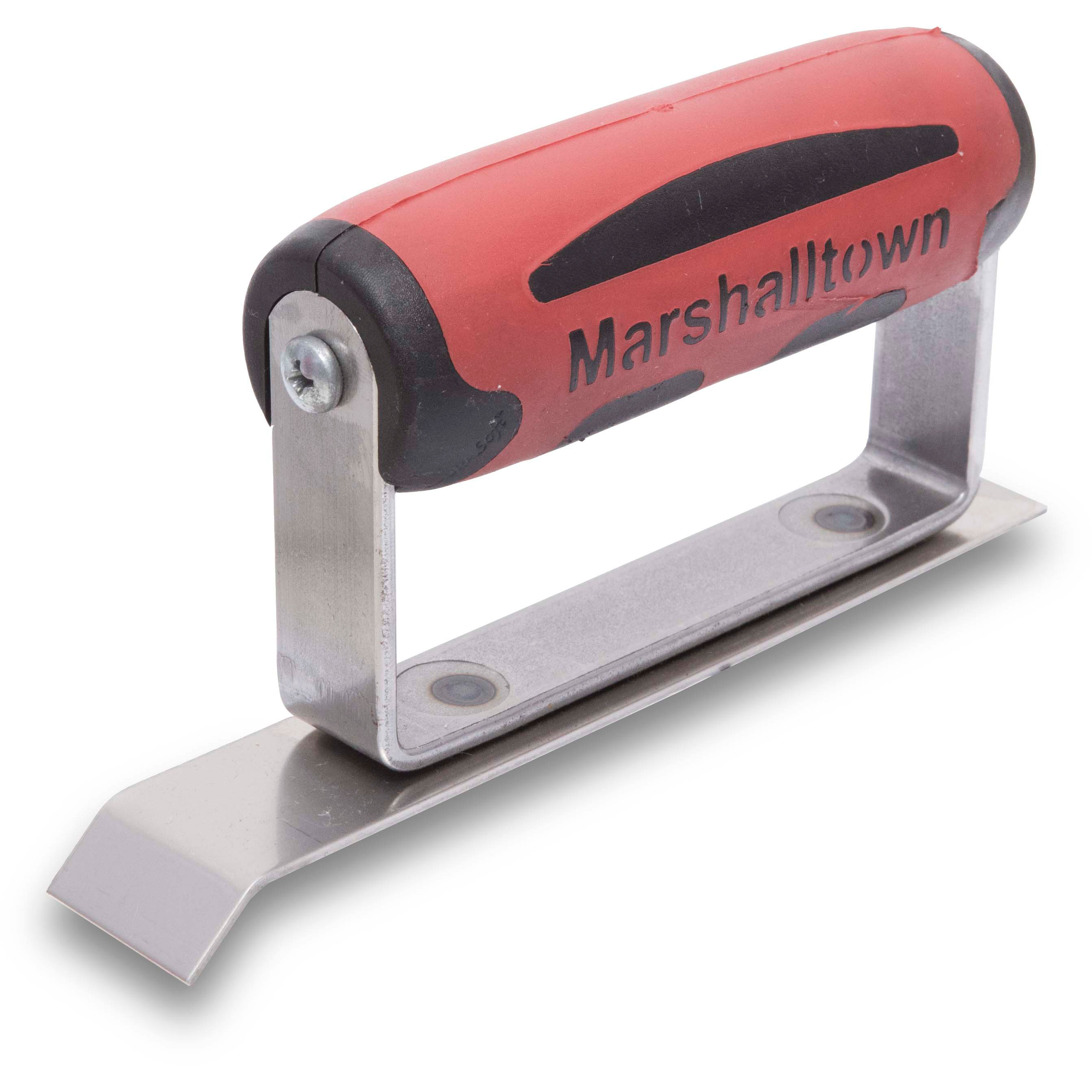 Marshalltown 487NCH 1in x 6in Stainless Steel Chamfer Edger-DuraSoft Handle; 1/2in Lip 487NCH