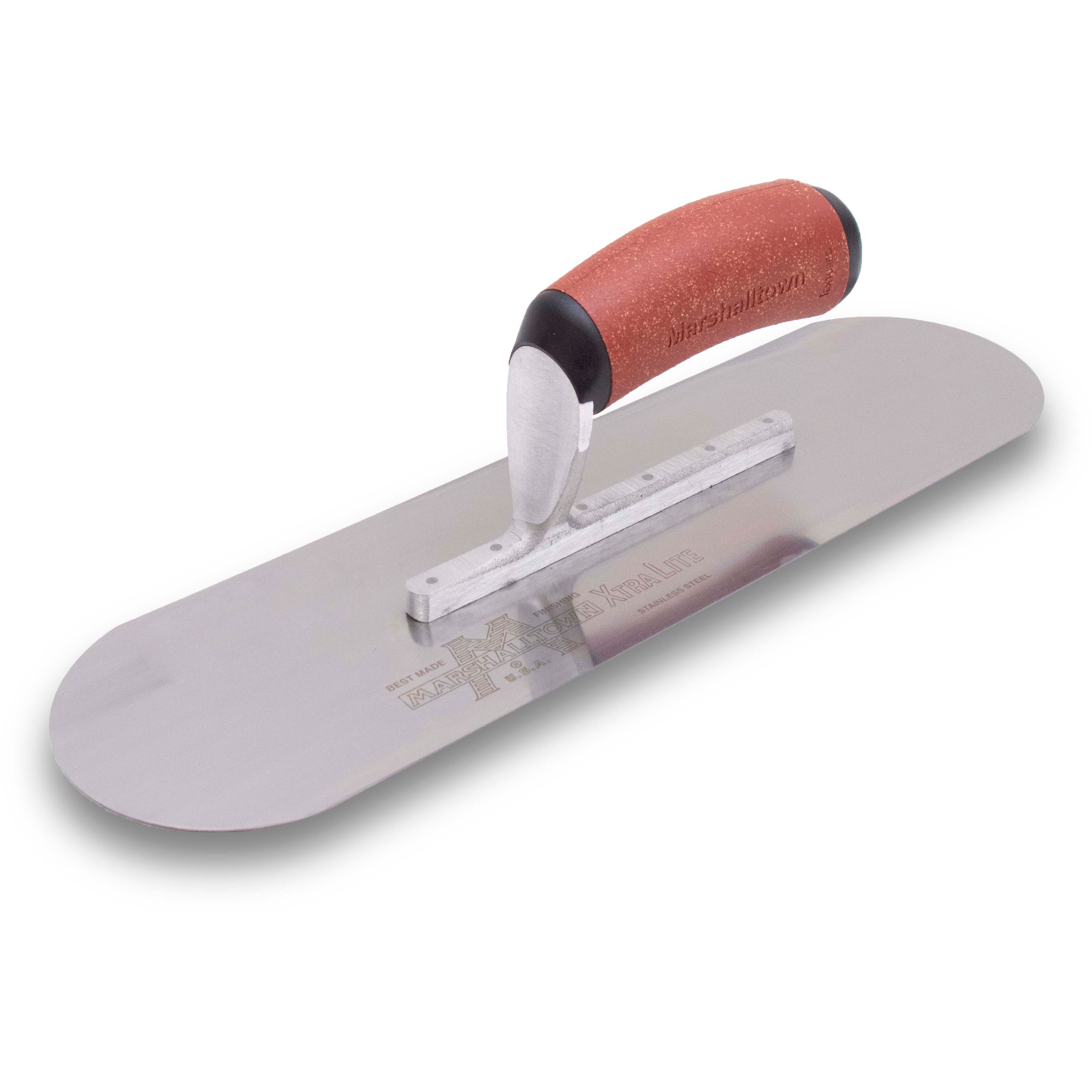Marshalltown SP14SSDC 14in x 4in Stainless Steel Pool Trowel with DuraCork Handle SP14SSDC