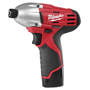Milwaukee Electric Tools - 2450-22 - M12 1/4in Hex Impact Driver 2450-22