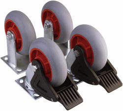 Milwaukee 48-60-5120 Trade Titan Heavy-Duty 6 in. x 2 in. Caster Set 48-60-5120