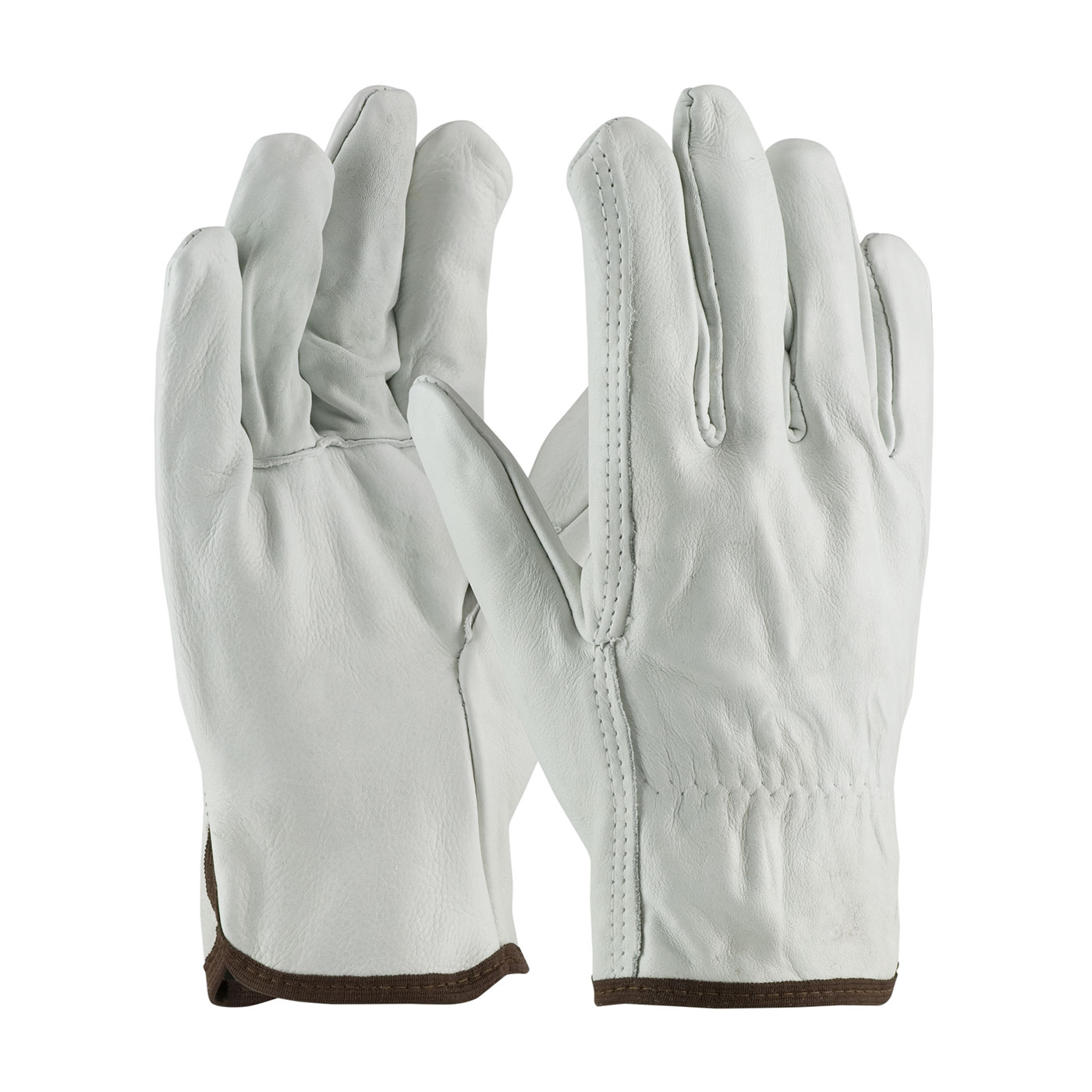 PIP 68-101/M Superior Grade Top Grain Cowhide Leather Drivers Glove - Straight Thumb - Medium PID-68 101 M