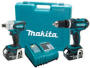 Makita - LXT211 18V LXT Lithium-Ion 2-Pc. Combo Kit (Hammer Drill/Impact PLUS RECIP SAW) LXT211-PLUS