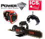 PowerGrit/ICS Deluxe Hydraulic Pipe &amp; Concrete Saw Package w/Power Pack PGDCHSPPP