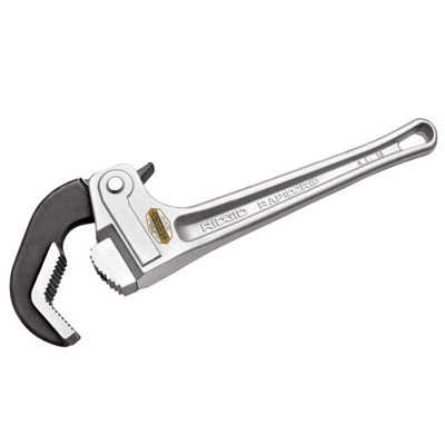 Ridgid 12698 18in. Heavy-Duty Aluminum RapidGrip Pipe Wrench 12698