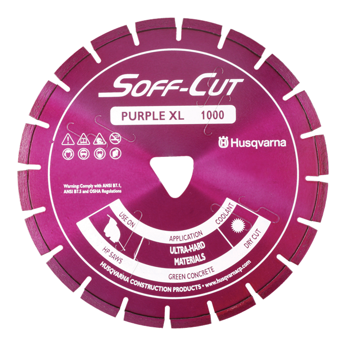 Soff-Cut Series 1000 Purple Diamond Blades