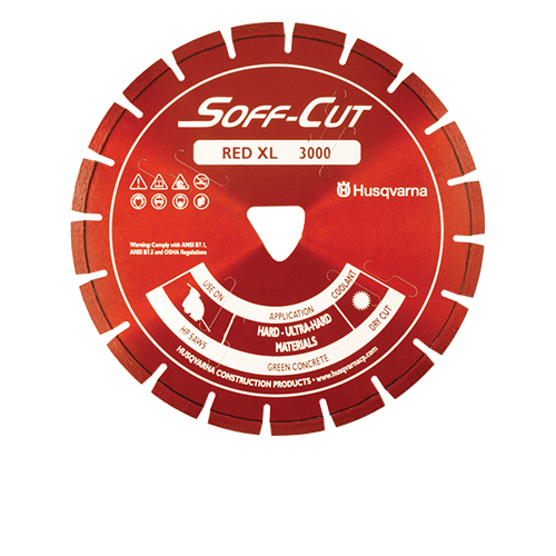Soff-Cut - XL6S225-3000 - 6in. x .225 Ultra Early Entry Diamond Blade XL6S225-3000