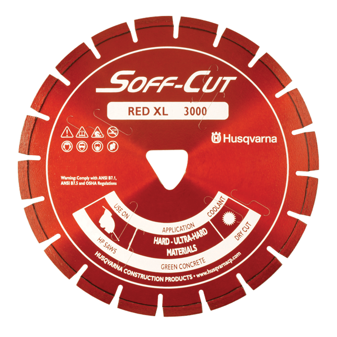 Soff-Cut Series 3000 Red Diamond Blades