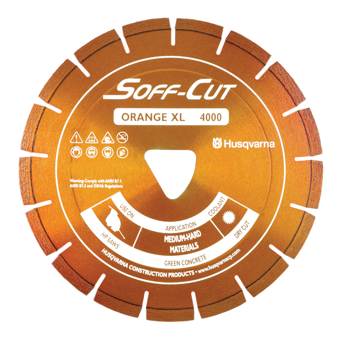 Soff-Cut Series 4000 Orange Diamond Blades