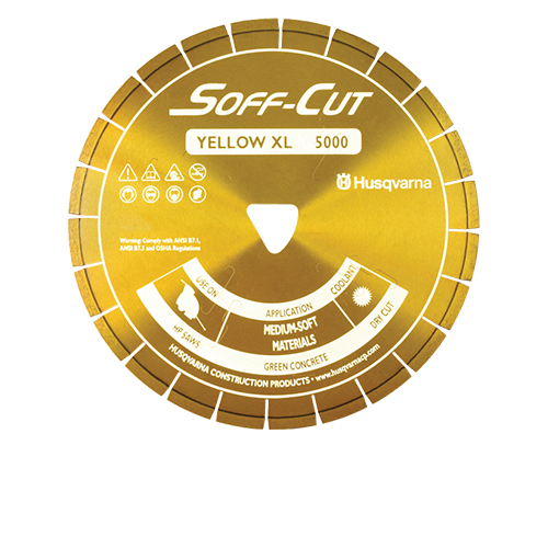 Soff-Cut - XL10S38-5000 - 10in. x .380 Ultra Early Entry Diamond Blade XL10S38-5000