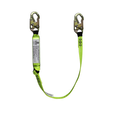 Safewaze FS560-4 4ft. Energy Absorbing Lanyard with Double Locking Snap Hooks FS560-4