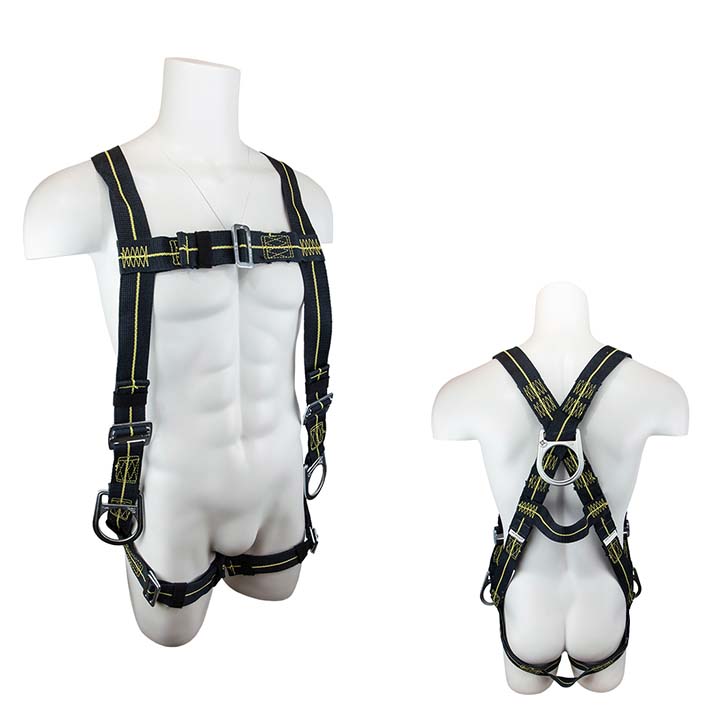 Safewaze FS77326-FR PRO+ Fire Rated Fall Protection Harness with 3 D-rings - Medium FS77326-FR-M