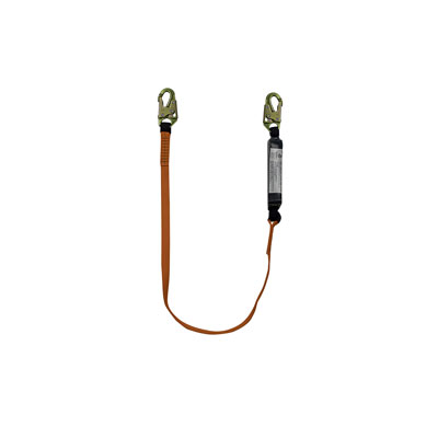 Safewaze FS88560-E 6ft. Energy Absorbing Lanyard with Double Locking Snap Hooks FS88560-E
