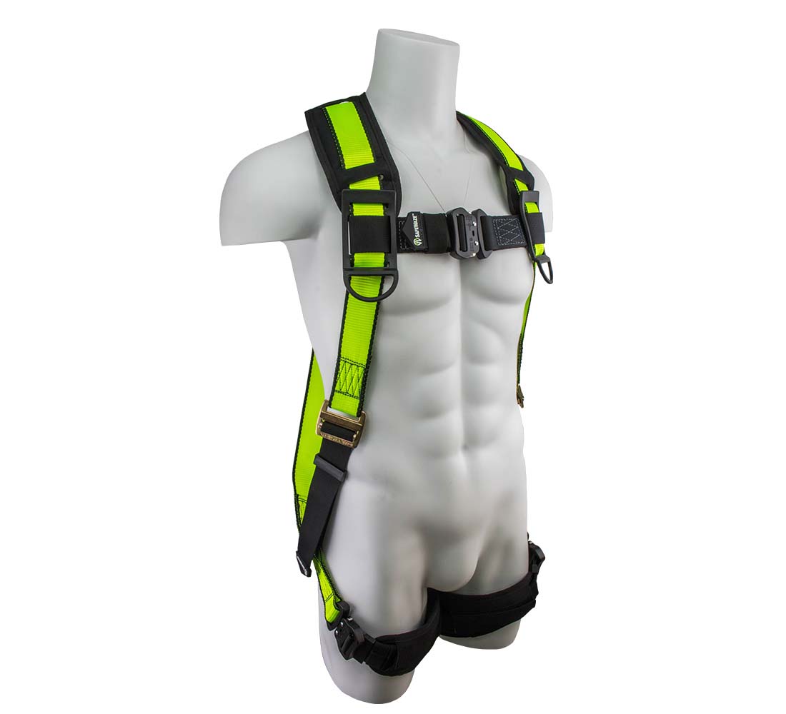 Safewaze SW280-QC PRO Vest Fall Protection Harness with Quick Connect and 1 D-Ring - Large/Xlarge SW280-QC-L/XL
