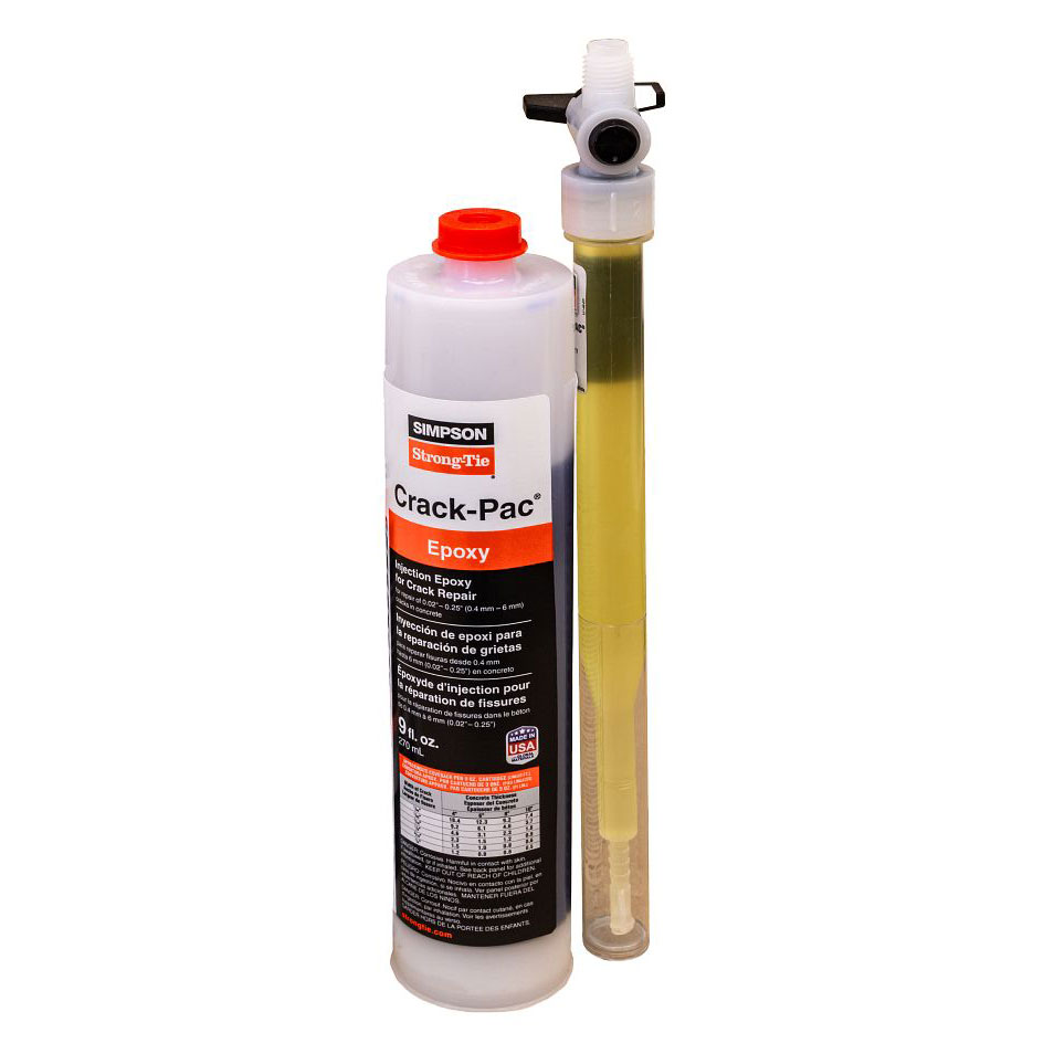 ETIPAC10 Simpson Strong-Tie - Crack-Pac 9oz Injection Epoxy System ETIPAC10