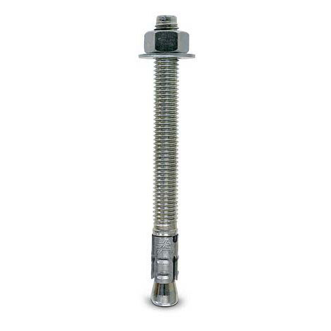 Simpson Strong-Tie STB2-1001000 Strong-Bolt 2 Wedge Anchor 1in x 10in (Pack of 5) STB2-1001000