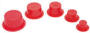Adhesive Retaining Caps - 1/2in Rod/5/8in Hole (Pack of 25) ARC50RP25