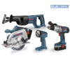 Bosch CPK40-18 18-Volt Ni-Cad Cordless 4-Tool Combo Kit CPK4018
