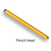 Oztec HP075 OZ - 3/4in Steel Pencil Vibrator Head HP075OZ