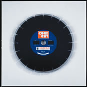 Diamond Products - 14in x .125 Super Heavy Duty Silver High Speed Diamond Blade (.375 Diamond Depth) Universal Arbor 57736