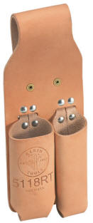 Klein - Tool Holder - Pliers &amp; Rule, Tunnel Loop - 4-1/2in wide x 12-1/2in Deep 5118RT