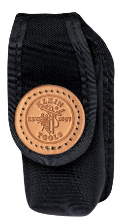 Klein - Medium Mobile Phone Holder, Black Cordura w/ Metal Clip 5715M