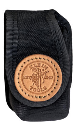 Klein - Small Mobile Phone Holder, Black Cordura w/ Metal Clip 5715S