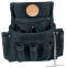 Klein - Electrician? Tool Pouch, Blk Cordura Nylon, 19-Pockets, Tunnel Loop 5719