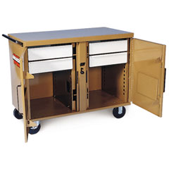 Knaack - Model 45 - STORAGEMASTER Rolling Workbench - 46-1/4in x 25in 