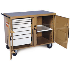 Knaack - Model 49 - STORAGEMASTER Rolling Workbench - 46-1/4in x 25in x 37-1/2in 49