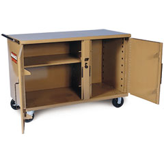 Knaack - Model 57 - STORAGEMASTER Heavy Duty  Rolling Workbench - 54-1/4in x 26in x 37-3/8in 57