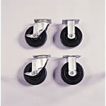 Knaack - Model 600 - 6in Heavy Duty Caster Set with Brakes  -  Load Rating: 3280 lbs. 600