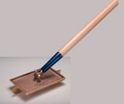 Kraft - CC308-01 - 6in x 4-1/2in 5/8in Deep, - 1/4in Radius, 5/8in Width - Walking Bronze Grooverw/Out Handle CC308-01