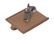 Kraft - CC314-01 - 6in x 4-1/2in - 1in Deep, 1/4in Radius, 1/2in Width - Walking Bronze Grooverw/Out Handle CC314-01