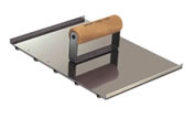 Kraft - CC093  - Stainless Steel Wheelchair Walking Groover-W/Threaded Bracket CC093