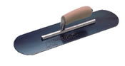 Kraft - CF297B - 24in x 5in Blue Steel Pool Trowel w/Camel Back Wood Handle CF297B